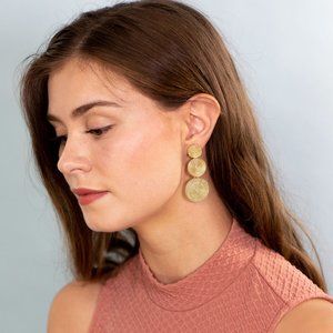 Gold Statement Earrings